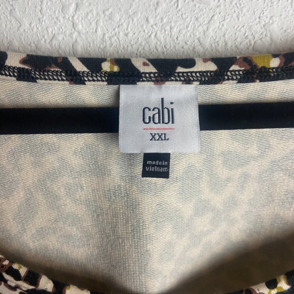 Cabi Plus Size XXl Knotty Tank Top Leopard Animal Print Sleeveless Layering 5759 - Picture 6 of 7